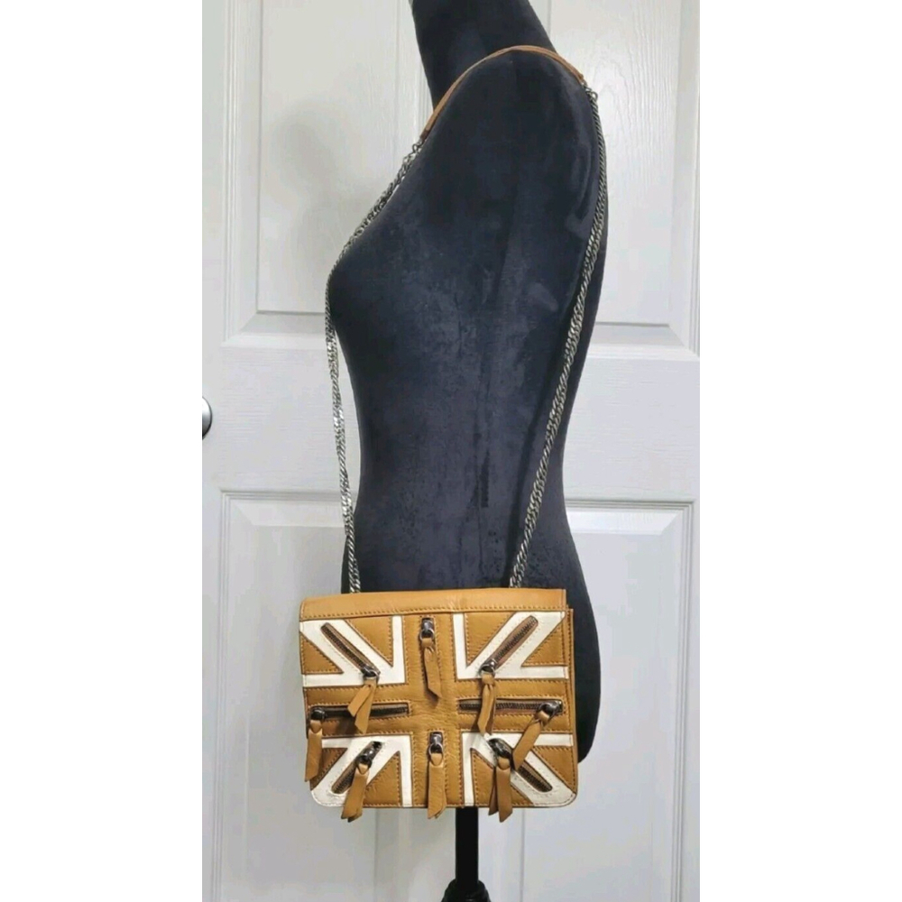 JC‎ De Castelbajac Made In Italy Flag Leather Purse